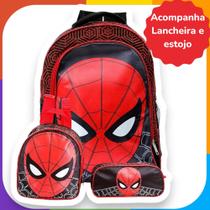 Bolsa Escolar Menino Homem Aranha Costas Passeio Lançamento Bolsa Escolar Menino Homem Aranha Costas Passeio Lançamento