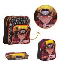 Bolsa Escolar Menino Naruto Resistente Criança Estojo Aulas