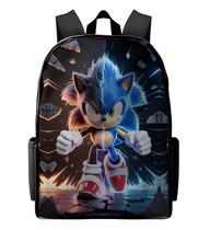 Bolsa Escolar Mochila Estampada Sonic Menino Menina Infantil