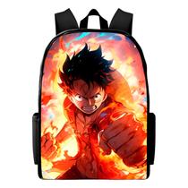 bolsa escolar one piece desenho infantil mochila masculino