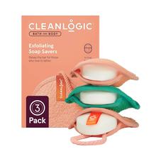 Bolsa Esfoliante Soap Saver Cleanlogic - Pacote Econômico com 3 Unidades