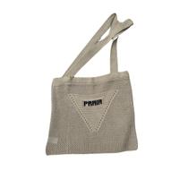 Bolsa Espaçosa Feminina Crochê Tricot Saida de Praia Moda Verão