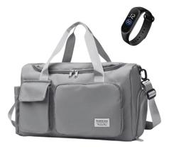 Bolsa Esportiva Academia Fitness Transversal Nylon Resistente Esportes Mala Compartimento Para Tenis Bolsa Esportiva Academia Fitness Transversal Nylon Resistente Esportes Mala Compartimento Para Tenis