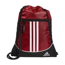 Bolsa esportiva adidas Alliance Sackpack 12L leve vermelha