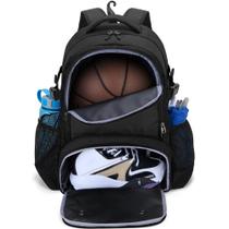 Bolsa esportiva DSLEAF para basquete, futebol, voleibol com bola e sapato Bolsa esportiva DSLEAF para basquete, futebol, voleibol com bola e sapato