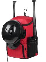 Bolsa Esportiva GRANDUP para Equipamento de Beisebol Vermelha 50x34x22cm