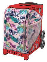 Bolsa Esportiva Removível ZUCA Pink Oasis com Estrutura Vermelha e Rodas