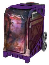 Bolsa Esportiva ZUCA Galaxy Estrutura Roxa com Rodas Piscantes