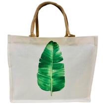 Bolsa Estampada de Praia Feminina Colorida Verão Sacola Verde para Piscina