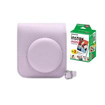 Bolsa Estojo Para Instax Mini 12 Com 20 Fotos Cor Lilás Bolsa Estojo Para Instax Mini 12 Com 20 Fotos Cor Lilás