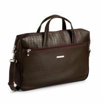 Bolsa Executiva Para Notebook 17' Feminina em Croco Viccina