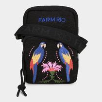 Bolsa Farm Da Gema Bordado Arara Feminina Bolsa Farm Da Gema Bordado Arara Feminina