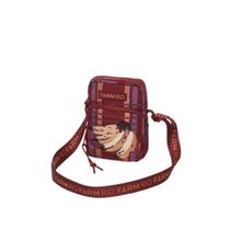Bolsa Farm Da Gema Sofia Xadrez Vinho
