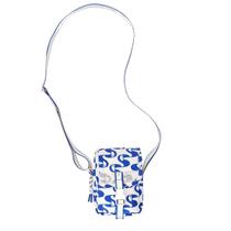 Bolsa Farm Fervo Copatucano Transversal Estampada Azul