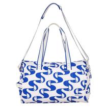 Bolsa Farm Viva Copatucano Estampada Azul e Branca Original