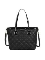 Bolsa Fashion De Ombro GASH Preta Relevo BG72741