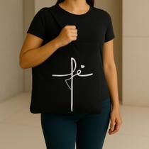 Bolsa Fé Tecido Ecobag Sacola Ecológica