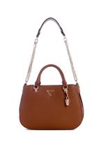 Bolsa Fedora Shoulder Satchel Marrom