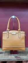 Bolsa femenina marrom transada