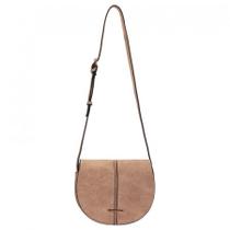 Bolsa Feminia WJ Transversal Média Com Detalhe Frontal Nude