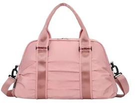 Bolsa Feminina Academia Sport, Mochila, alça transversal, Rose