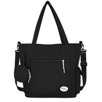 Bolsa Feminina Alça Lateral Transversal Espaçosa Moderna Média Casual Reforçada Mochila Juvenil Volta as Aulas Dia a Dia