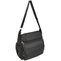 Bolsa Feminina Alça Ombro Transversal Nylon Moderna Passeio Multi Bolsos Bolsa Feminina Alça Ombro Transversal Nylon Moderna Passeio Multi Bolsos