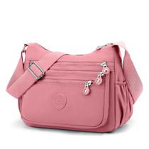 Bolsa Feminina Alça Transversal Moderna Média Estilosa Moda Casual Reforçada Espaçosa Tiracola Ajustável Ombro Lateral