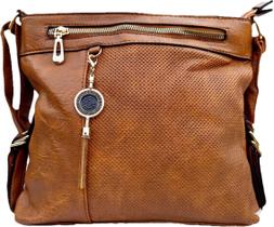 Bolsa Feminina Alça Transversal Tiracolo Elegante Couro Pu