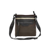 Bolsa Feminina Alça Transversal Tiracolo Resistente Reforçada Nylon Casual Leve Multi Bolsos Pequena Golden Fenix