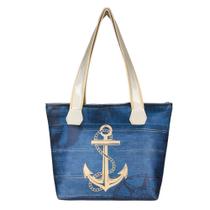 Bolsa Feminina Ancora Estampa Alto Relevo Magicc B-241 Bolsa Feminina Ancora Estampa Alto Relevo Magicc B-241