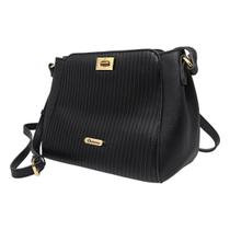 Bolsa Feminina Atemporal Resistente Textura Vertical Chenson