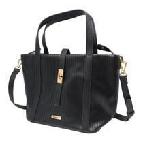Bolsa Feminina Atemporal Textura Vertical Ajustável Chenson Bolsa Feminina Atemporal Textura Vertical Ajustável Chenson