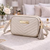 Bolsa Feminina Aura Luxo Alça ABS Premium Transversal LANÇAMENTO COURO PU Bolsa Feminina Aura Luxo Alça ABS Premium Transversal LANÇAMENTO COURO PU