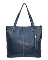 Bolsa Feminina Azul Shopbag Grande Tiracolo Ombro em Couro Metais Dourados Bolsas Femininas Madamix Bolsa Feminina Azul Shopbag Grande Tiracolo Ombro em Couro Metais Dourados Bolsas Femininas Madamix