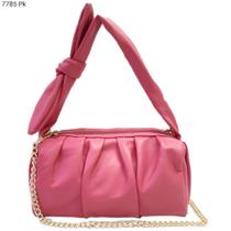 Bolsa Feminina Baguete Transversal / Ombro Porta Celular com Corrente 7785