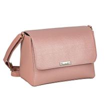 Bolsa Feminina Baú Executiva Lançamento Transversal Shamrock Rosa