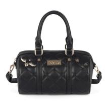 Bolsa Feminina Bau Harry Potter BHP69174 Matelassê Preto