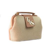 Bolsa Feminina Bau Praia Palha Moderna Linda Pequena Tranversal