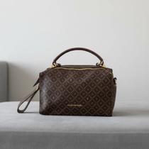 Bolsa feminina baú Prime Pavão de Ouro