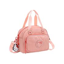 Bolsa Feminina Baú Semax HK26022 Hello Kitty Com Chaveiro Cor: Preto Bolsa Feminina Baú Semax HK26022 Hello Kitty Com Chaveiro Cor: Preto