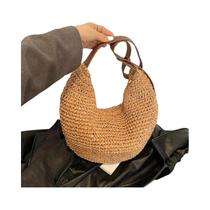 Bolsa Feminina Boêmia de Tecido de Grama - Estilo Floresta Preguiçosa Bolsa Feminina Boêmia de Tecido de Grama - Estilo Floresta Preguiçosa