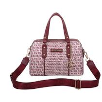 Bolsa Feminina Bowling Média Fellipe Krein FK626 Monograma