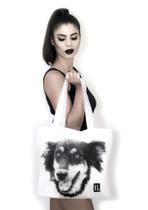 Bolsa Feminina Branca - Estampa Cão ANIMI