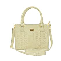 Bolsa Feminina Branca Gelo Off White Média Tote Ombro Transversal Couro Legítimo Bolsa Feminina Branca Gelo Off White Média Tote Ombro Transversal Couro Legítimo
