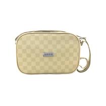 Bolsa Feminina Calma, Beth! - Modelo Julieth Retangular Xadrez Nude Bolsa Feminina Calma, Beth! - Modelo Julieth Retangular Xadrez Nude