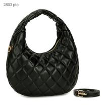 Bolsa Feminina Canoa Matelassê Inspiração Luxo de Mão e Transversal 2803 Cor:Bege Bolsa Feminina Canoa Matelassê Inspiração Luxo de Mão e Transversal 2803 Cor:Bege