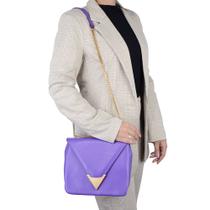 Bolsa Feminina Carrano Bag Couro Violeta - 800687