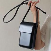 Bolsa Feminina Carteira Transversal Passeio Cor Preto - Minymix