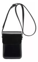 Bolsa Feminina Carteira Transversal Passeio Cor Preto Bolsa Feminina Carteira Transversal Passeio Cor Preto
